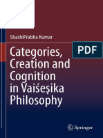 Categories Creation and Cognition in Vaiśe Ika Philosophy - Kumar S 2019