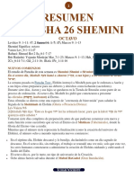 Resumen Parasha 26 Shemini