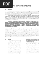 Probe Drilling and Grouting Methodology | PDF | Geotechnical ...