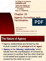 Agency Formation and Termination