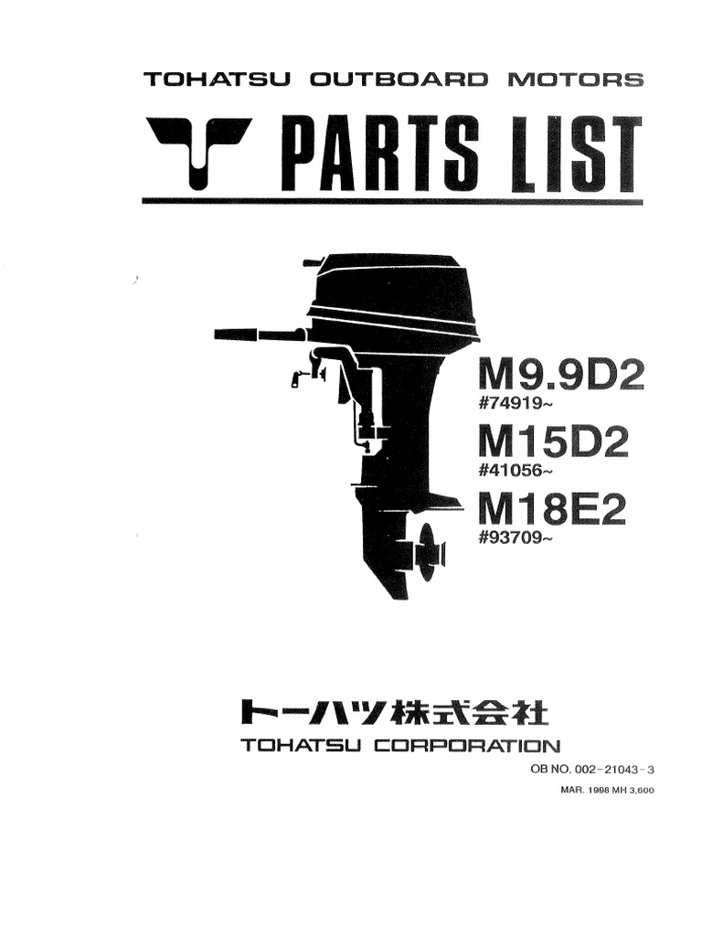 TOHATSU 2 STROKE SERVICE MANUAL PDF FREE DOWNLOAD 2020 visual data 5