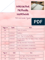 Interactive Methods Notebook