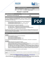 Ejemplo de Project Charter PMI