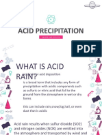 Acid Rain Causes and Effects