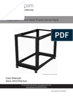 Adjustable 4 Post Open Frame Server Rack: Sku#: 4postrackxu