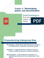 Stereotyping, Prejudice, and Discrimination: Social Psychology by