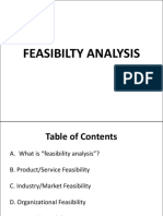 Feasibilty Analysis