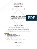 Exam - Brand Management