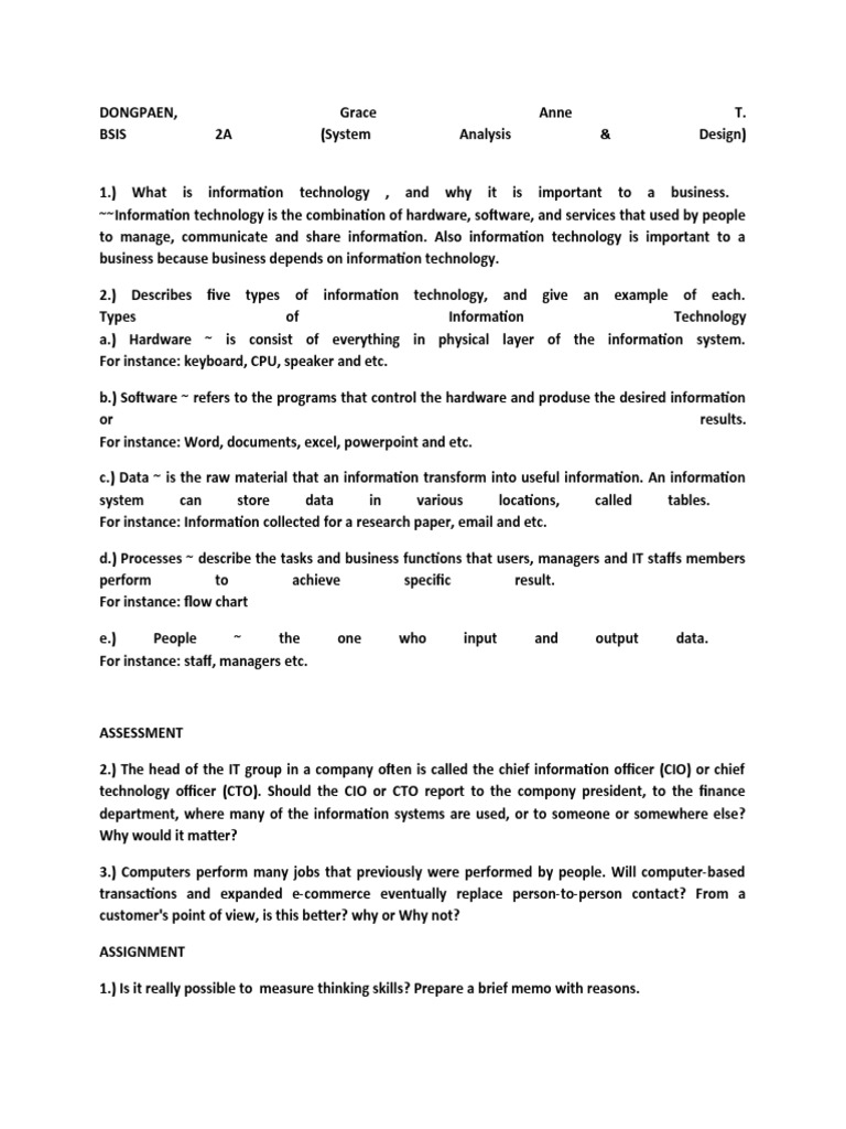 SAD | PDF | Business | Computers