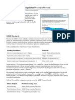 ASME Simulation Analysis For Pressure Vessels