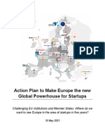 Action Plan to Make Europe the New Global Powerhouse for Startups