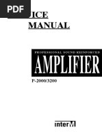 Service Manual: Amplifier