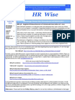 HR Wise: Message From The President of HRPANO