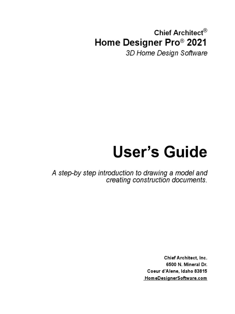 Home Designer Pro 2021 Users Guide PDF Framing (Construction