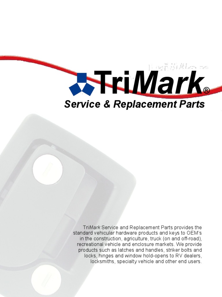Trimark Service & Replacement Parts PDF Door Rivet