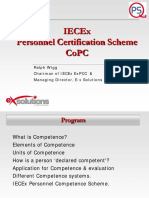 Iecex Personnel Certification Scheme Copc