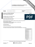 University of Cambridge International Examinations International General Certificate of Secondary Education