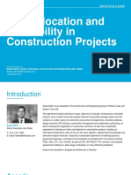 Risk Allocation and Bankability in Construction Projects
