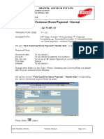 2. - POST CUSTOMER  DOWN PAYMENT _F-29