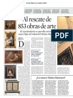 Al rescate de 853 obras de arte