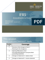 Amendments To Form 1: Maria Alano Laset September 2010 - Session 5 of 6 Webinar