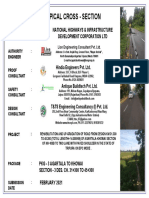 Typical Cross - Section: National Highways & Infrastructure Development Corporation LTD