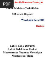 Labsii Lak 248 2015 Labsii Bulchiinsaafi Ittifayyadama Lafa Baadiyyaa | PDF