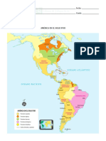 Mapa America Siglo XVIII