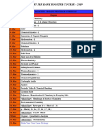 Chemistry Jee Rank Booster Course - 2019