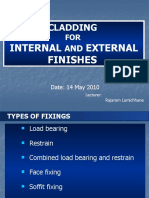 B V SEM Lecture 17 (Cladding For Internal Finishes)