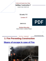 B V SEM Lecture 15 - Fire Prevention