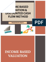 Income Based Valuation Discounted Cash Flows Group 2