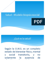 Salud-Modelo Biopsicosocial. Normalidad-Anormalidad