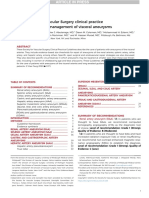 Clinical Practice Guidelines On The Management of Visceral Aneurysms