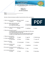 Quiz No. 1 Science 5 Second Quarter Name: - Grade