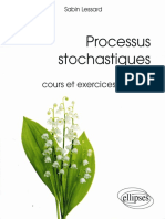 Processus Stochastiques Cours Et Exercices Corrig s