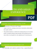 Growth and Asian Experience