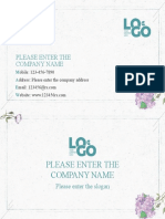 Fresh Simple Business Card-WPS Office