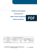 ALSPA Control System Controcad V5.3 Mimic Views Configuration Reference Manual