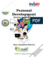 Personal Development: Quarter 1 - Module 4: Mental Health