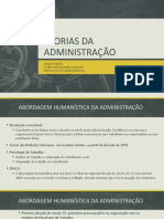 Teorias da Administração