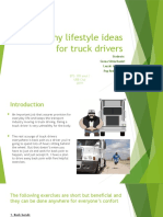 Healthy Lifestyle Ideas For Truck Drivers: EFS-IFR Anul I UBB Cluj 2019
