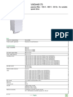 Product Data Sheet: Passive Filter - 160 A - 460 V - 60 HZ - For Variable Speed Drive
