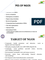 Types of Ngos: Ce8004/Urban Planning and Development/Role of Ngos in Development