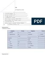 Esercizi Articoli Determinativi