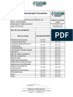 Plano manutenção ônibus