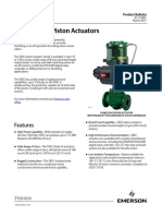 Fisher 585C Piston Actuators: Features