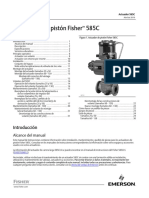 Actuadores de Pistón Fisher 585c