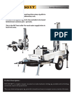Product Description:: Trailer Mounted Drill Rig