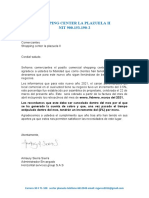 Carta de Aumento 2021